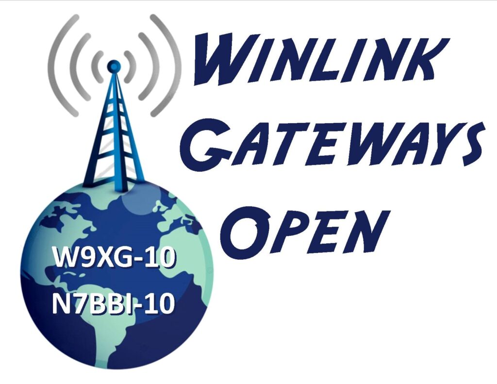 Winlink gateway information for ham radio operators.